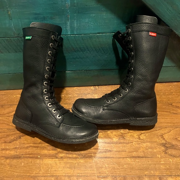 Kickers Sz 41EU 10 US tall combat boots - Picture 7 of 7